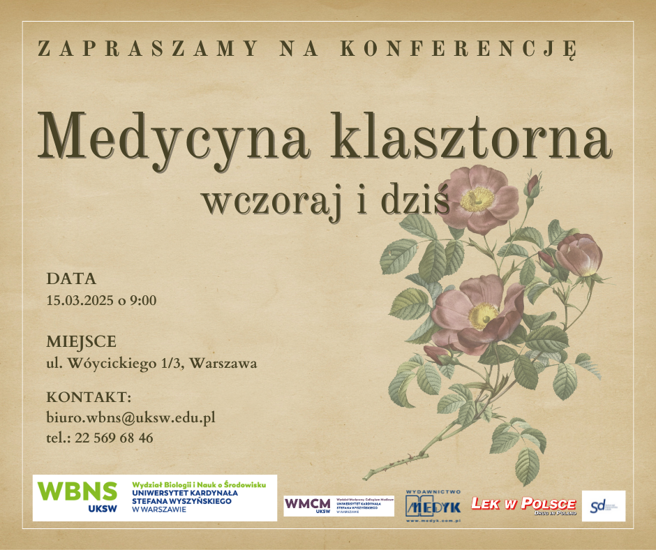 Konferencja "Medycyna klasztorna wczoraj i dziś"